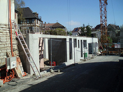 construction maison bifamille vue de la rue 2
