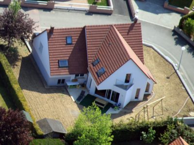 extension maison Furdenheim vue du ciel