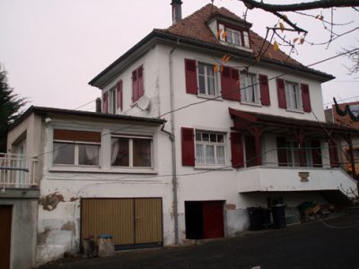 rénovation façade avant travaux